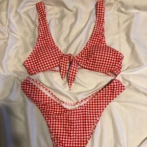 Picnic pattern bikini